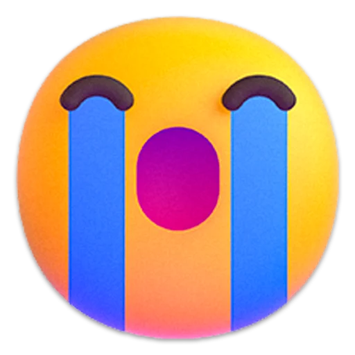 Windows 11 3D Emojis emoji 😭