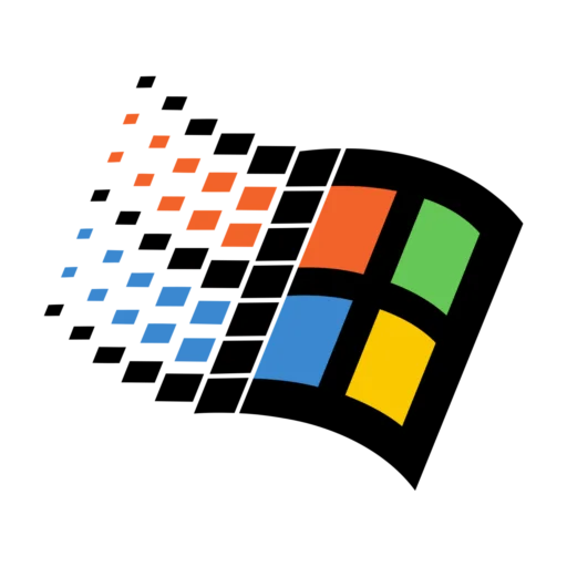 Стикер Telegram «Иконки Windows 1985-н.в.» 😑
