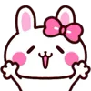 Winter Bunny 🐰 emoji 😆