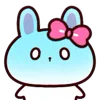 Winter Bunny 🐰 emoji 🍷