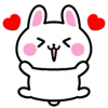 Winter Bunny 🐰 emoji 😭