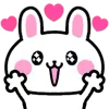 Winter Bunny 🐰 emoji ❤️