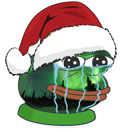 Winter Pepe emoji 😭