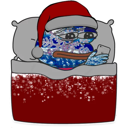 Winter Pepe emoji 😞