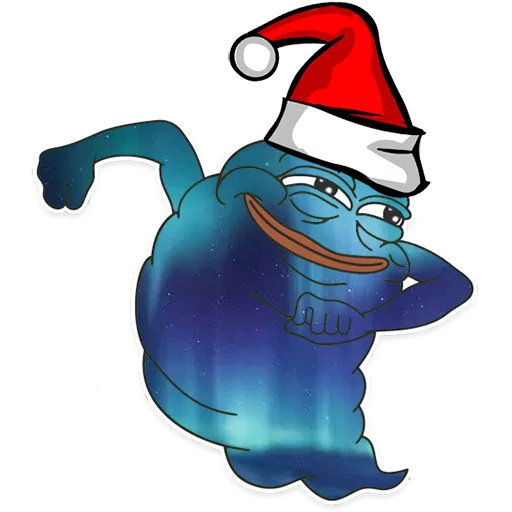 Winter Pepe emoji 😏