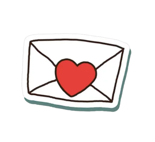 Стікер Telegram «With Love» 💌