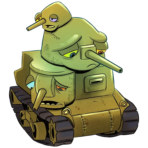 Telegram Sticker «World of Tanks Halloween» 😞