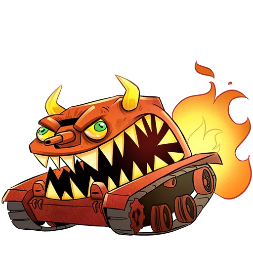 Telegram stiker «World of Tanks Halloween» 😡