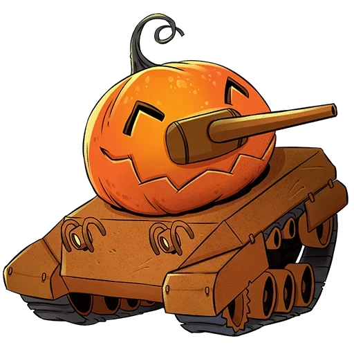 Стікер Telegram «WoT Halloween» 😮