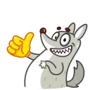 Alpha Wolf emoji 👍