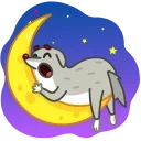 Alpha Wolf emoji 😴