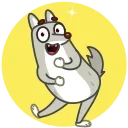 Alpha Wolf emoji 🕺