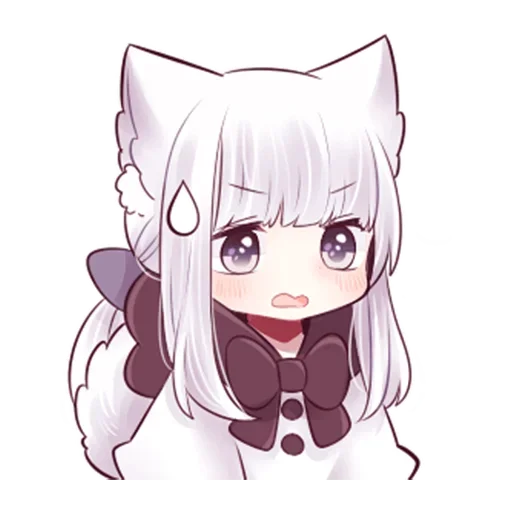 Wolf girl emoji 😅