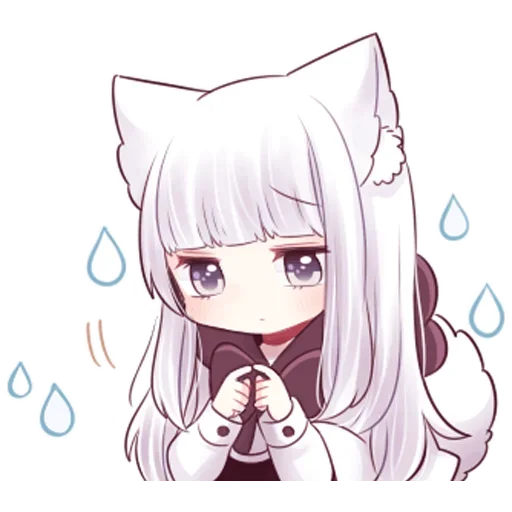 Wolf girl emoji 😐