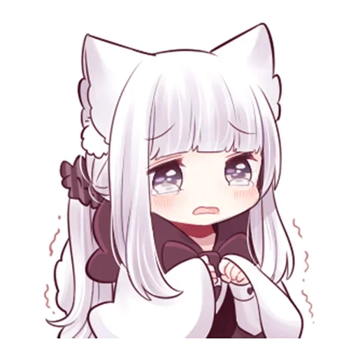 Wolf girl emoji 😶