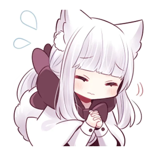 Wolf girl emoji 😞