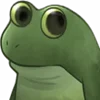 Эмодзи Worry Frog Emoji 🫥