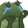 Эмодзи Worry Frog Emoji 😭