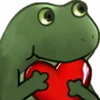Эмодзи Worry Frog Emoji ❤️