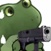 Эмодзи Worry Frog Emoji 🔫