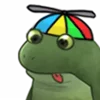 Емодзі Worry Frog Emoji 🤪