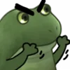 Емодзі Worry Frog Emoji 😠
