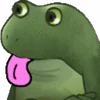 Эмодзи Worry Frog Emoji 😜