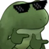 Емодзі Worry Frog Emoji 😎