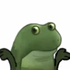 Емодзі Worry Frog Emoji 🤷‍♂️