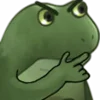 Эмодзи Worry Frog Emoji 😈