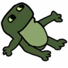 Емодзі Worry Frog Emoji 😵