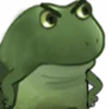 Эмодзи Worry Frog Emoji 😡