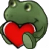 Емодзі Worry Frog Emoji ❤️