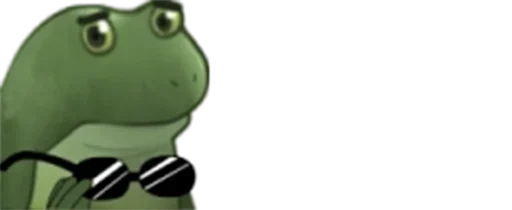 Стікер Telegram «Worry Frog» 🐐