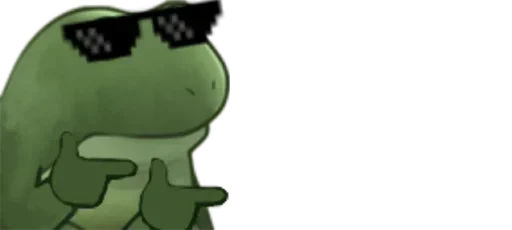 Telegram stiker «Worry Frog» 🐐