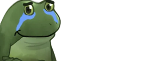 Стикер Telegram «Worry Frog» 🐐