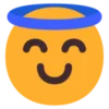 Windows 11 Smileys emoji 😇