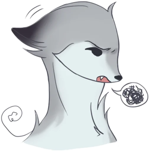 Telegram stiker «Winter Fox v.7» 🤬