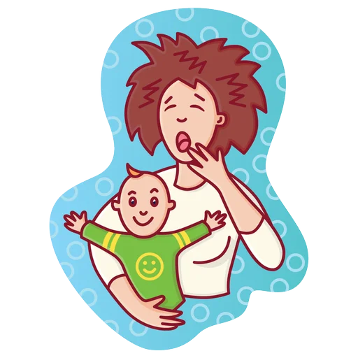 Telegram stiker «Baby Care» 💤