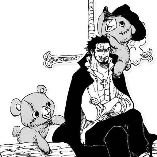 Telegram stiker «One Piece» 🐻