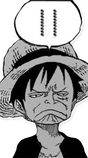 One Piece emoji 😑