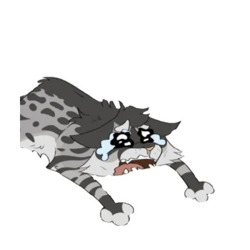 Telegram Sticker «Cats warriors» 😭