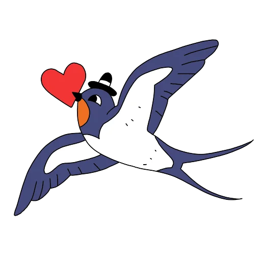 birds emoji ❤️