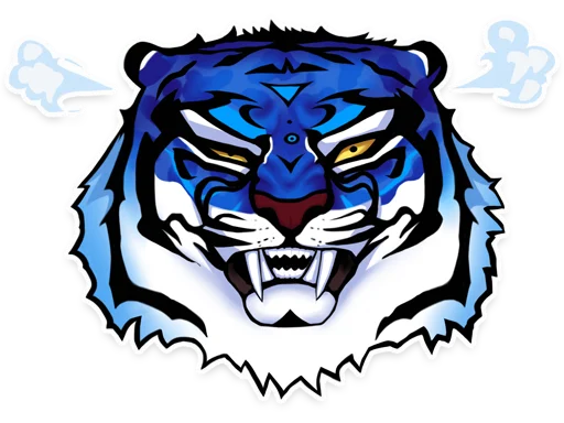 Telegram stiker «Water Tiger» 😡