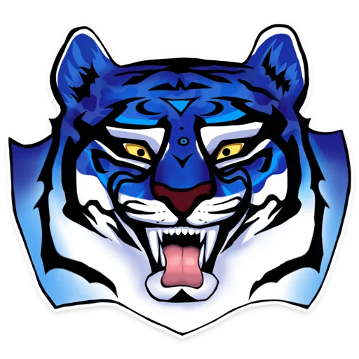Telegram stiker «Water Tiger» 😜