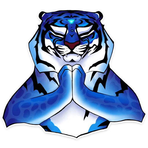 Water Tiger emoji 🙏