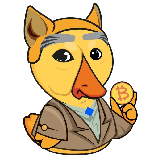 Telegram Sticker «Quack!» 😢