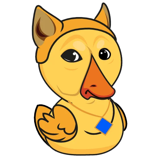 Стікер Telegram «Quack!» 🌕