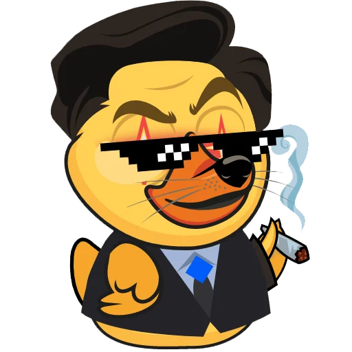 Telegram stiker «Quack!» 💪