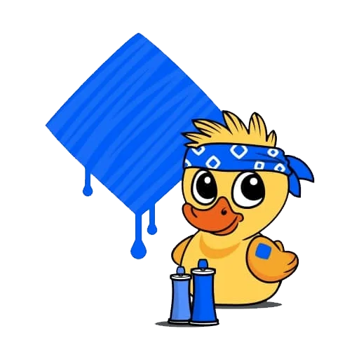 Telegram stiker «Quack!» 👿